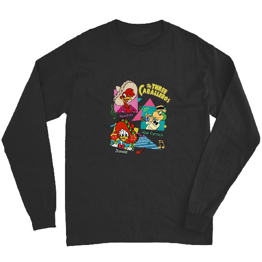 Disney The Three Caballeros Mexico Long Sleeves, Three Caballeros Long Sleeves