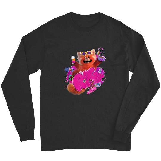 Disneyss And Pixars Turning Red Rpg Cute Panda Long Sleeves