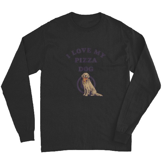 Marvels Hawkeye Disneyss Plus Lucky I Love My Pizza Dog Logo Long Sleeves