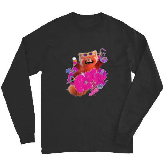 Disneyss And Pixars Turning Red Rpg Cute Panda Long Sleeves