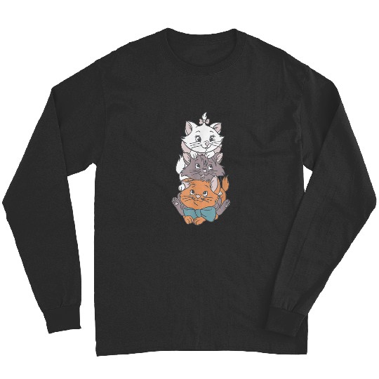 Disney The Aristocats Adorable Cute Trio Big Chest Portrait Long Sleeves
