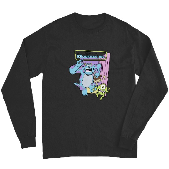Disney Pixars Monsters Inc. Sulley Mike Boo Best Trio Logo Long Sleeves