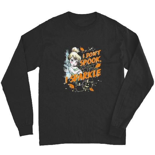 Disneyss Peter Pan Tinkerbell Halloween Don't Spook I Sparkle Long Sleeves