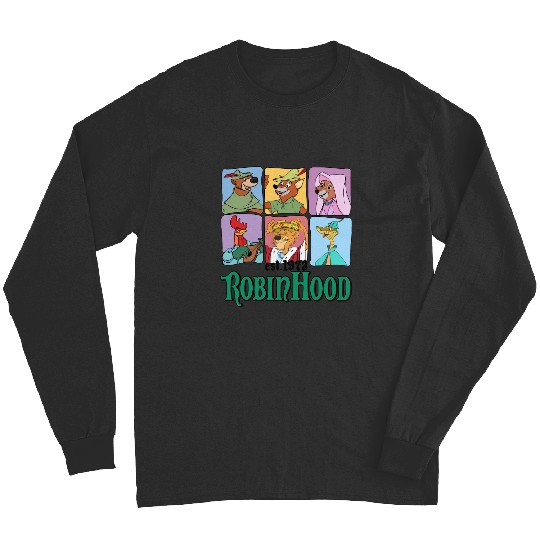 Retro Disney Robin Hood Characters Est. 1973 Long Sleeves