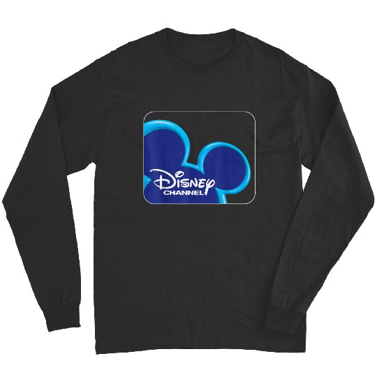 Disney Channel  Mickey Mouse Blue 2000s Logo Long Sleeves