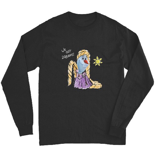Disney Olaf Presents Tangled Rapunzel We Got Dreams Long Sleeves