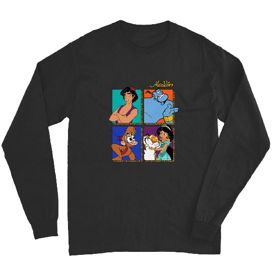 Disney Aladdin Group Shot Box Up Long Sleeves