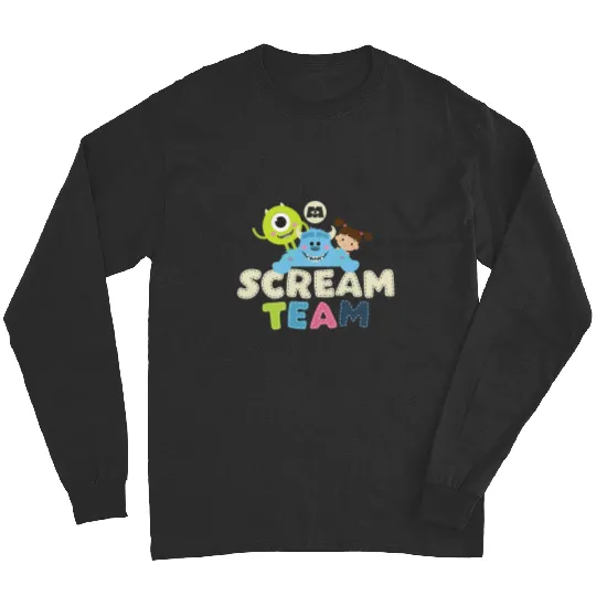 Disney Pixarss Monsters Inc Scream Team Adorable Chibi Style Long Sleeves