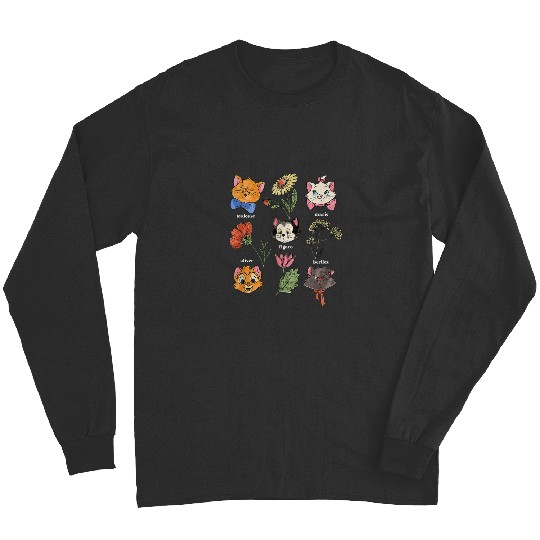 Disney The Aristocats Floral Disney Cats Cute Lo Long Sleeves
