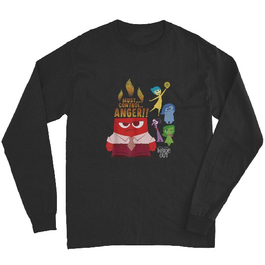 Disneyss Pixars Inside Out Must Control Anger Vintages Long Sleeves