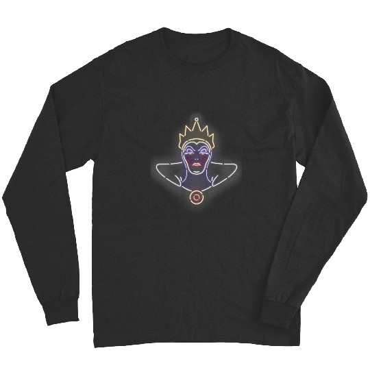Disneyss Villains Evil Queen Neon Line Art Long Sleeves