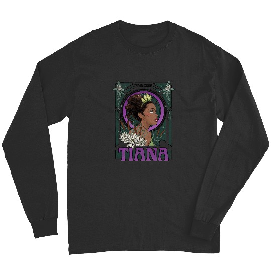 Disney The Princess The Frog Tiana Profile Sketch Long Sleeves