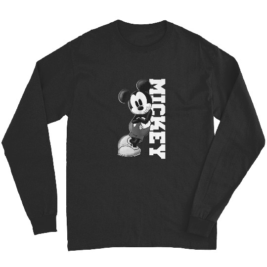 Disney Mickey And Friends Mickey Mouse Lean Raglan Baseball Tee Long Sleeves