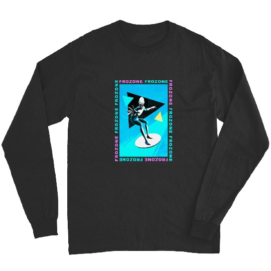 Disney Pixars Incredibles 2 Frozone Retro Graphic Long Sleeves