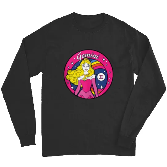 Disney Princess Aurora Zodiac Gemini Long Sleeves