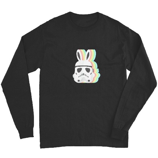 Easter Stormtrooper Pastel Bunny Ears Disney+ T-Shirt Long Sleeves