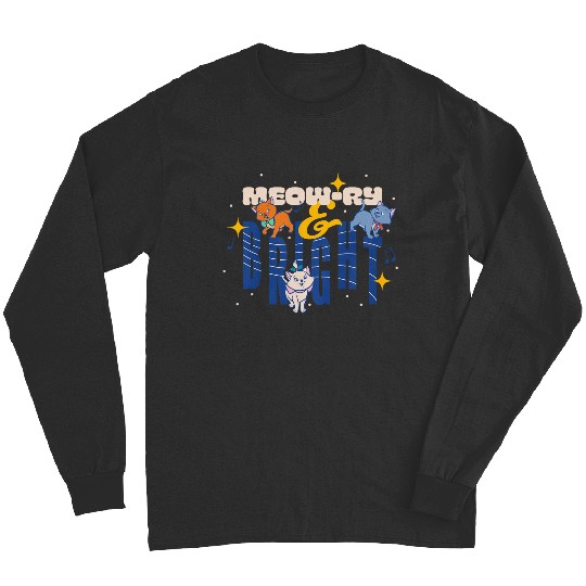 Disney The Aristocats Christmas Meow-ry Bright Musical Long Sleeves