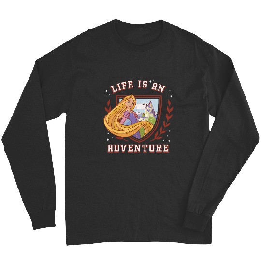 Disney Princess Rapunzel Tangled Life is an Adventure Crest Long Sleeves