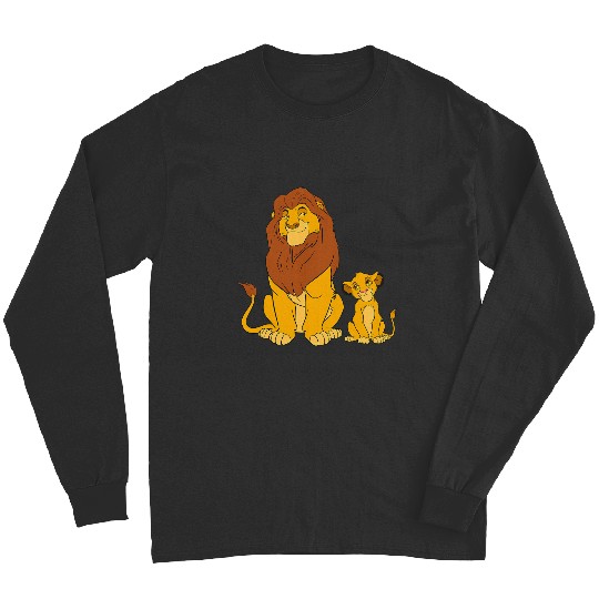 Disney The Lion King Young Simba and Mufasa Long Sleeves