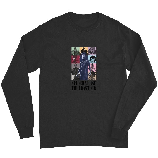 SpiderVerse Eras Tour with title Long Sleeves