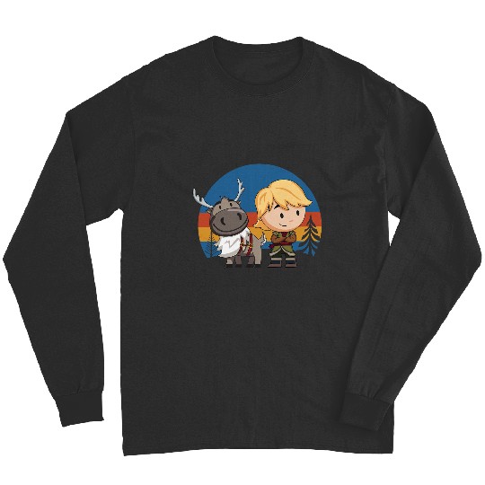 disney frozens 2 Sven and Kristoff Chibi Long Sleeves