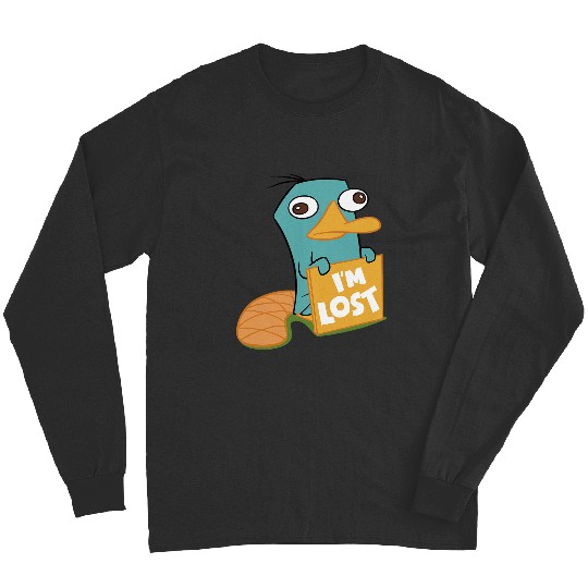 Disney Phineas And Ferb Im Lost Perry The Platypus Shot Long Sleeves