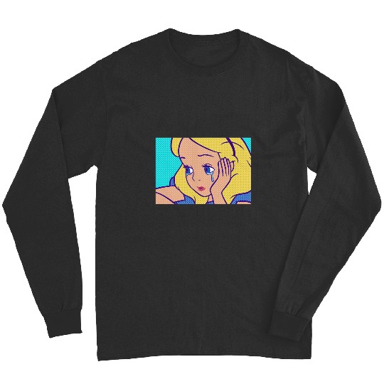Disney Alice In Wonderland Alice Crying Sad Long Sleeves