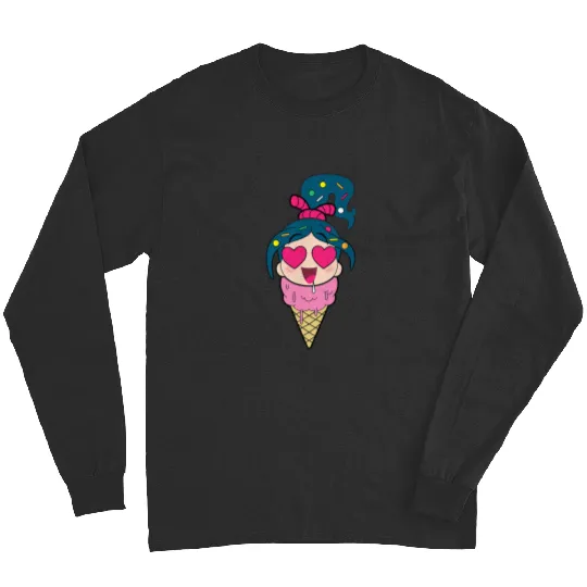 Disney Ralph Breaks the Internet Vanellope Ice Cream Long Sleeves