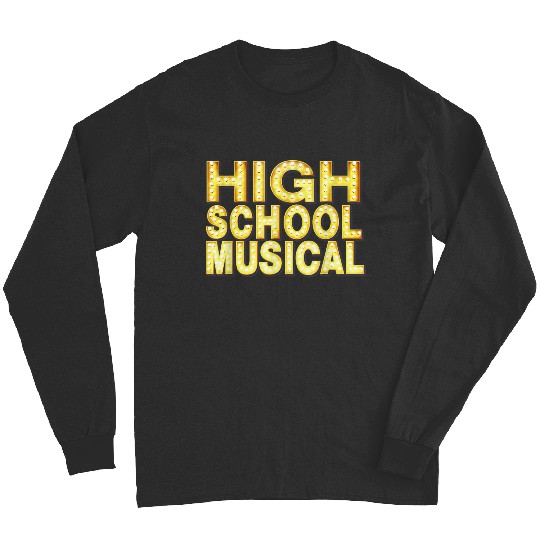 Disneyss Channel  High School Musical Movie Logo Long Sleeves