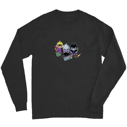 Disney Villains Chibi Dont Call Us Cute Long Sleeves