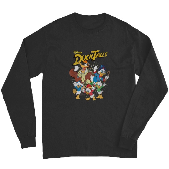 Disneyss Ducktales Main Characters Full Of Joy Group shots Long Sleeves