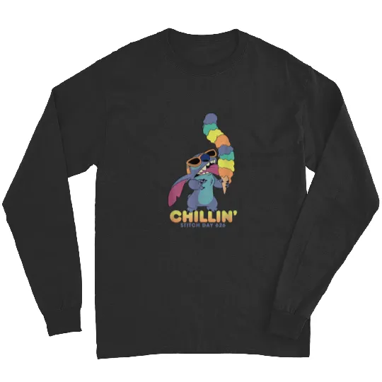 Disneyss Lilo And Stitch Ice Cream Chillin' Long Sleeves