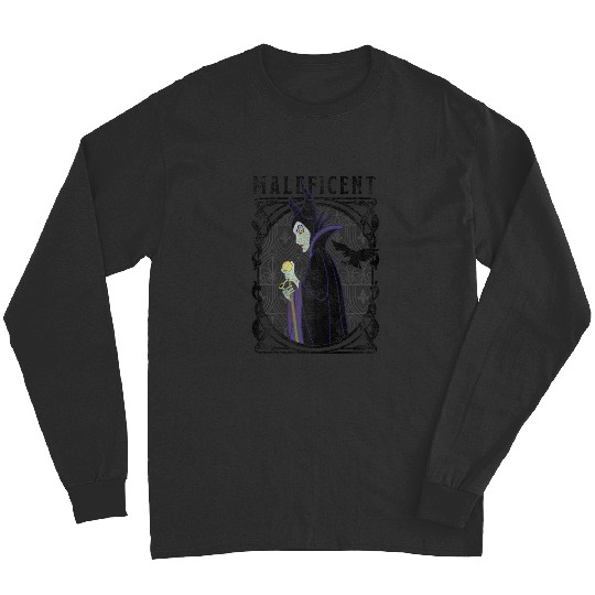 Disneyss Villains Maleficent Side Look Poster Long Sleeves