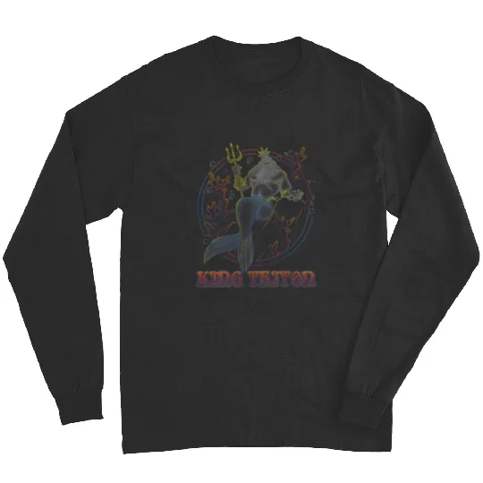 Disneyss The Little Mermaid King Triton Coral Circle Throne Long Sleeves