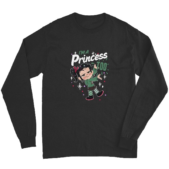 Disneyss Wreck It Ralph 2 Princess Logo Graphic Long Sleeves