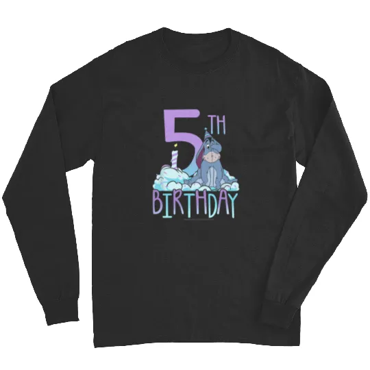 Disney Winnie The Pooh Birthday Eeyore Fifth Birthday Long Sleeves