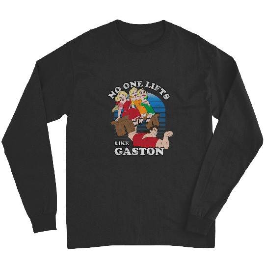 Disney Beauty and the Beast Retro No One Lifts Like Gaston Long Sleeves