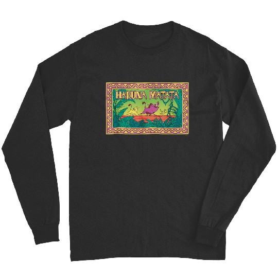 Disneyss The Lion King 30th Anniversary Hakuna Matata Retro Long Sleeves