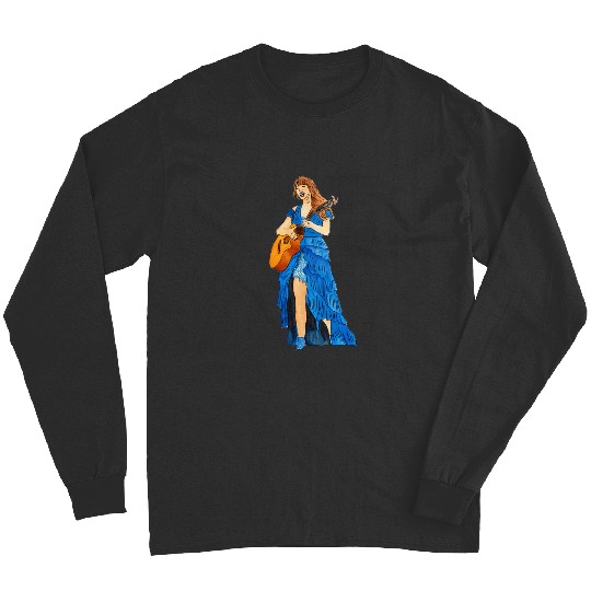 1989 Taylo version Eras Tour Inspired Dress Illustration Eras Tour Merch (1) Long Sleeves
