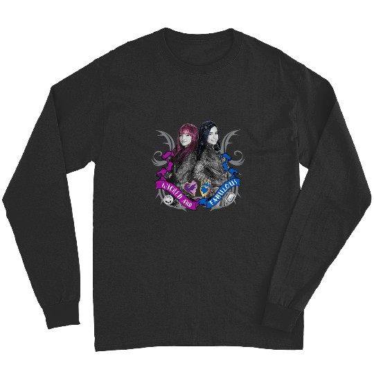 Disney Descendants Mal And Evie Wicked And Fabulous Long Sleeves