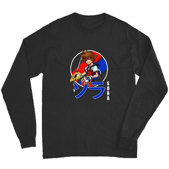 Disney Kingdom Hearts Sora Classic Color Anime Circle Shot Long Sleeves