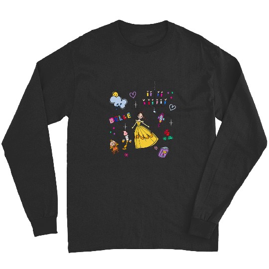 Disney Beauty and the Beast Belle Chibi Princess Icons Long Sleeves
