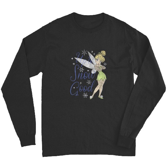 Disneyss Peter Pan Christmas Tinker Bell Up To Snow Good Long Sleeves