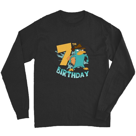 Disney Phineas and Ferb 7th Birthday Perry The Platypus Long Sleeves