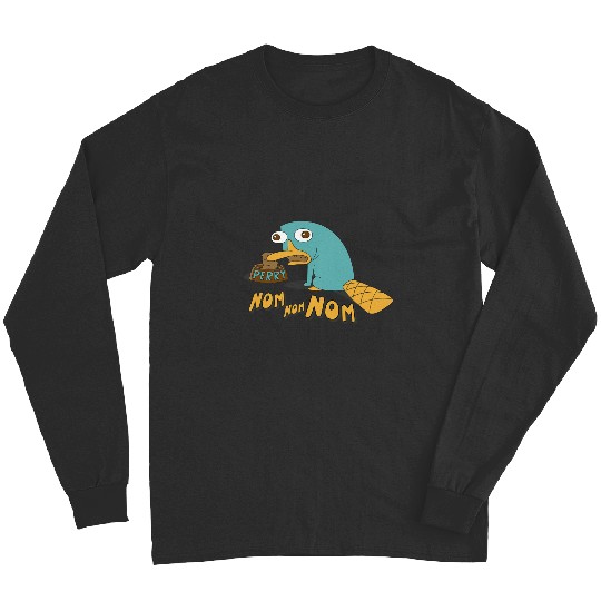 Disney Phineas And Ferb Perry The Platypus Nom Nom Nom Long Sleeves