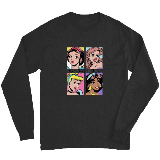 Disney Princess Once Upon A Time... Pop Art Portraits Long Sleeves