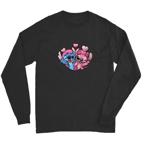 Disney Stitch and Angel Valentine Long Sleeves, Angel Valentine Long Sleeves