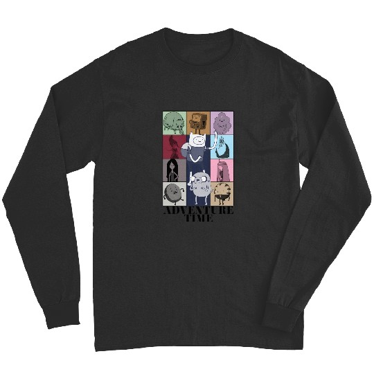 Discover Adventure Time Eras Tour Poster (Black Print) 3074 Long Sleeves