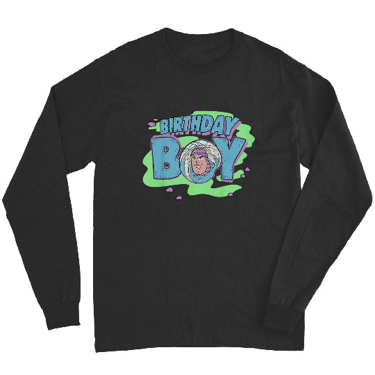 Kids Disneyss Pixars Toy Story Birthday Boy Buzz Lightyear Youth Long Sleeves