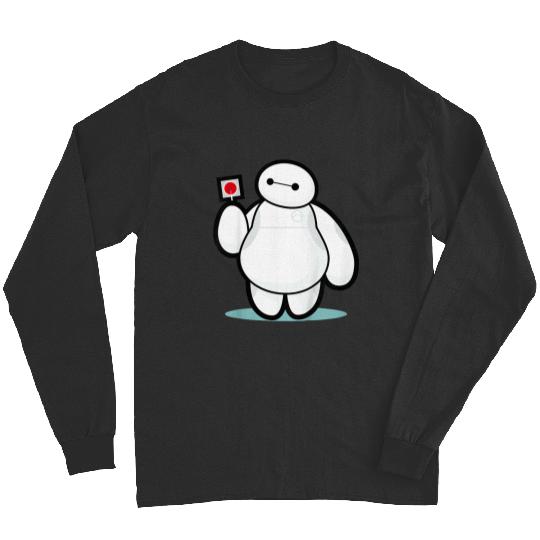 Disneyss Big Hero 6 Baymax With Lollipop Cute shots Long Sleeves